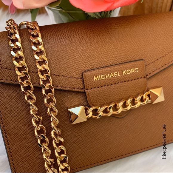 Michael kors Karla wristlet chain crossbody luggag - Picture 2 of 8